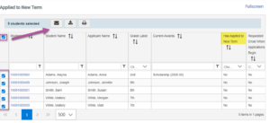 FACTS Financial Aid Management interface